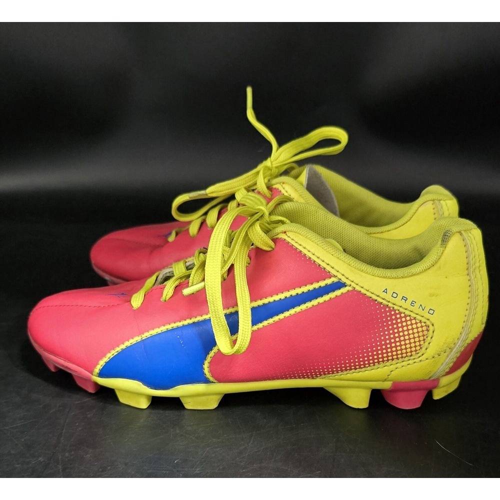 PUMA JR ADRENO FG SOCCER SHOES CLEATS TEABERRY RED SIZE 4 - Picture 1 of 12